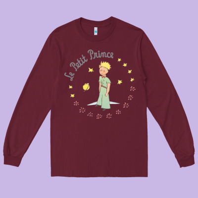 The Little Prince Long Sleeve Tee Designed By Craftify