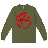 Army Green red rocker music Long Sleeve Tee - Craftify