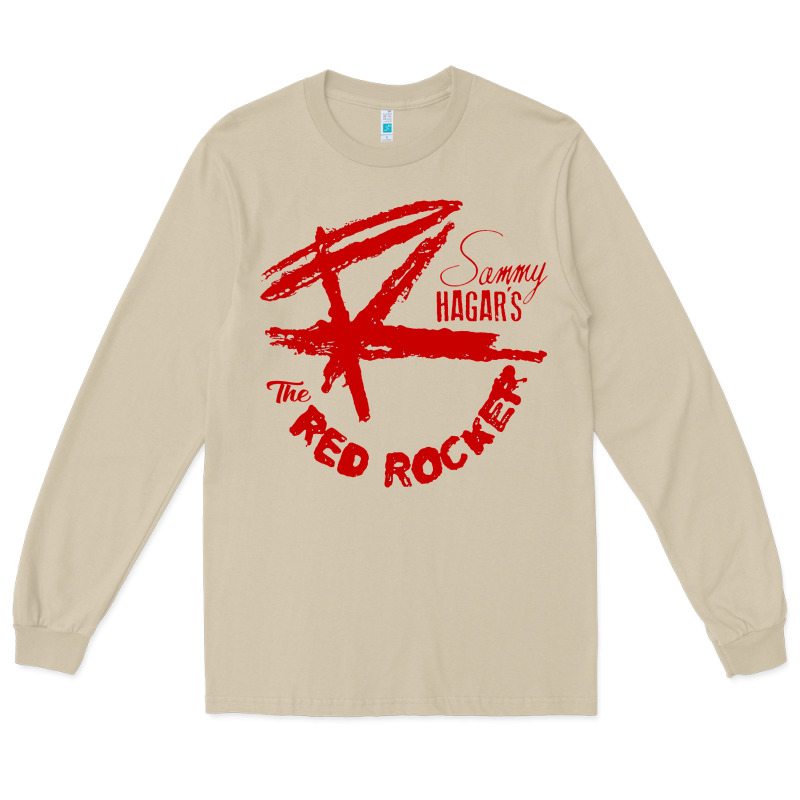 Red Rocker Music Long Sleeve Tee by Craftify | Teevron