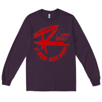 Plum red rocker music Long Sleeve Tee - Craftify