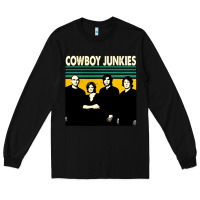 Black Cowboy Junkies, Cowboy, Junkies, Cowboy Junkie, Cowboy Junkies vintage Long Sleeve Tee - Craftify