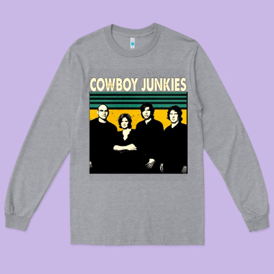 Cowboy Junkies, Cowboy, Junkies, Cowboy Junkie, Cowboy Junkies Vintage Long Sleeve Tee Designed By Craftify