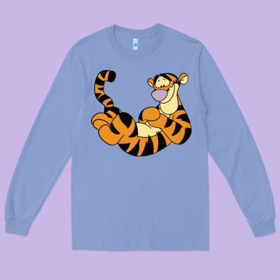 Tigger Long Sleeve Tee Designed By Craftify