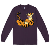 Plum tigger Long Sleeve Tee - Craftify