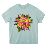 Arona lunch lady tie dye sunflower Heavy Core Tee - BarkalooDesign