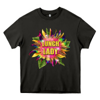 Asphalt lunch lady tie dye sunflower Heavy Core Tee - BarkalooDesign