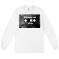 White De La Soul Cassette Tape Long Sleeve Tee - Craftify