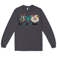 Smoke peace love pomeranian Long Sleeve Tee - RanaPortraitStore