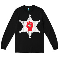 Black GONZOS SHERIFF HUNTERS S THOMPSON Long Sleeve Tee - Craftify