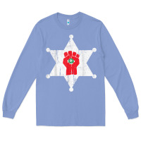 Colony Blue GONZOS SHERIFF HUNTERS S THOMPSON Long Sleeve Tee - Craftify