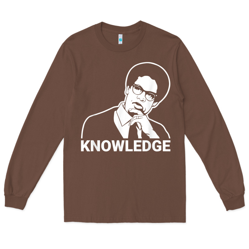 Sowell Knowledge Thomas Economist Black History T Shirt Long Sleeve Tee by Craftify | Teevron
