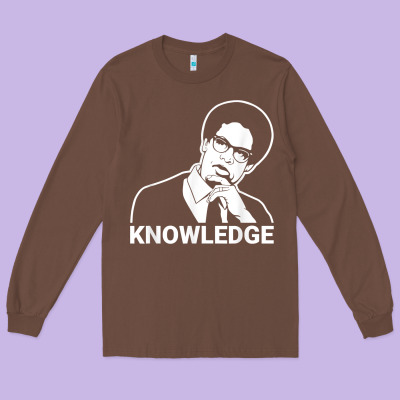 Sowell Knowledge Thomas Economist Black History T Shirt Long Sleeve Tee Designed By Craftify