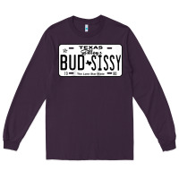 Plum country love gilley's bud n sissy texas cowboy license gift raglan bas Long Sleeve Tee - Craftify