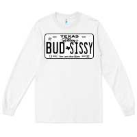 White country love gilley's bud n sissy texas cowboy license gift raglan bas Long Sleeve Tee - Craftify
