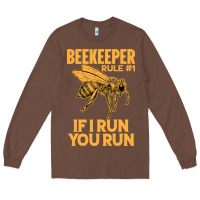 Chestnut bee beekeeper if i run you run bumble bee humour 449 hive beekeeping Long Sleeve Tee - Craftify
