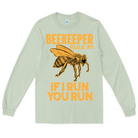 Matcha bee beekeeper if i run you run bumble bee humour 449 hive beekeeping Long Sleeve Tee - Craftify