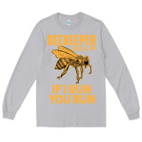 Moon Dust bee beekeeper if i run you run bumble bee humour 449 hive beekeeping Long Sleeve Tee - Craftify