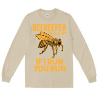 Mushroom bee beekeeper if i run you run bumble bee humour 449 hive beekeeping Long Sleeve Tee - Craftify