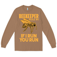 Toasted Coconut bee beekeeper if i run you run bumble bee humour 449 hive beekeeping Long Sleeve Tee - Craftify