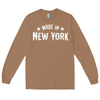 Toasted Coconut Made In New York NY City NYC New Yorker My Home State Pride Premium T- Long Sleeve Tee - Craftify
