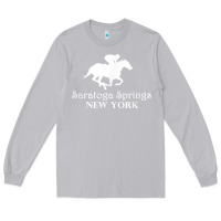 Moon Dust Saratoga Springs New York Horse Racing Jockey Long Sleeve Tee - Craftify