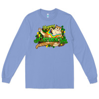 Colony Blue St. Patrick's Day cat Long Sleeve Tee - HowdyJamesFarm