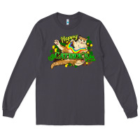 Smoke St. Patrick's Day cat Long Sleeve Tee - HowdyJamesFarm