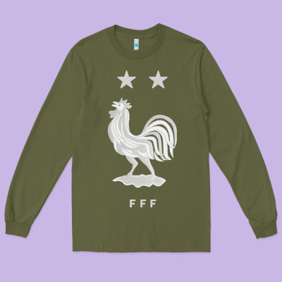 Fff Two Stars Long Sleeve Tee Designed By Craftify