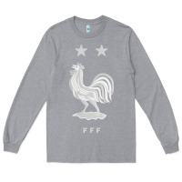 Heather Grey FFF Two Stars Long Sleeve Tee - Craftify
