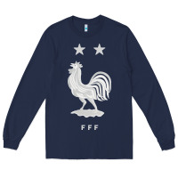 Navy FFF Two Stars Long Sleeve Tee - Craftify