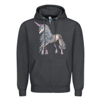 Smoke Unicorn Zipper Hoodie - LillyAllenDesigns