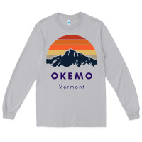 Moon Dust Okemo Vermont Skiing Snowboarding Hikers Gifts for VT Travel Long Sleeve Tee - InspiraDesign