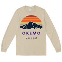 Mushroom Okemo Vermont Skiing Snowboarding Hikers Gifts for VT Travel Long Sleeve Tee - InspiraDesign