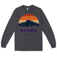 Smoke Okemo Vermont Skiing Snowboarding Hikers Gifts for VT Travel Long Sleeve Tee - InspiraDesign