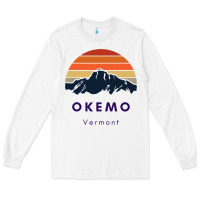 Okemo Vermont Skiing Snowboarding Hikers Gifts For Vt Travel Long Sleeve Tee | Teevron