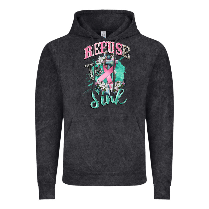 Refuse To Sink Cancer Vintage Hoodie by CowGirlArtShop | Teevron