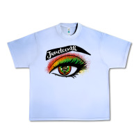 Grape Ice juneteenth eyelash cowgirl Urban Heavy Tee - CowGirlArtShop