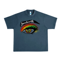 Midnight Navy juneteenth eyelash cowgirl Urban Heavy Tee - CowGirlArtShop