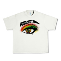Pistachio juneteenth eyelash cowgirl Urban Heavy Tee - CowGirlArtShop