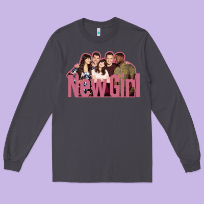 New Girl Tv Series Long Sleeve Tee Designed By Inspiradesign
