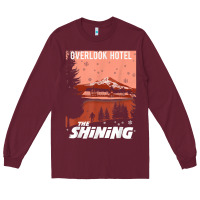 Burgundy the shining overlook ad t shirt Long Sleeve Tee - InspiraDesign