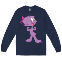 Navy Widget the World Watcher gift Long Sleeve Tee - trangStudio