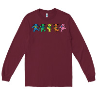 Burgundy Jerrys Designer Bears Long Sleeve Tee - InspiraDesign