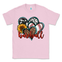 Bubblegum Pink baseball hearts Classic Tee - Jasminsmagicworld