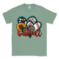 Sage baseball hearts Classic Tee - Jasminsmagicworld