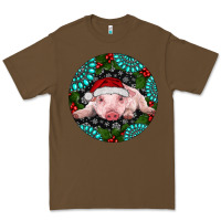 Cacao Baby Pig Christmas Premium Tee - RanaPortraitStore