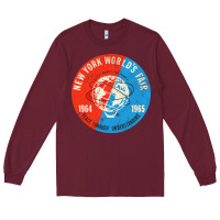 Burgundy New York World's Fair 196465 Long Sleeve Tee - InspiraDesign