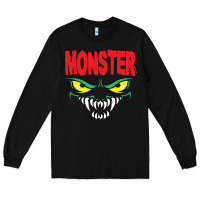 Black monster Long Sleeve Tee - InspiraDesign