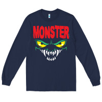 Navy monster Long Sleeve Tee - InspiraDesign