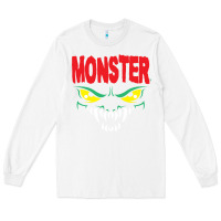 White monster Long Sleeve Tee - InspiraDesign
